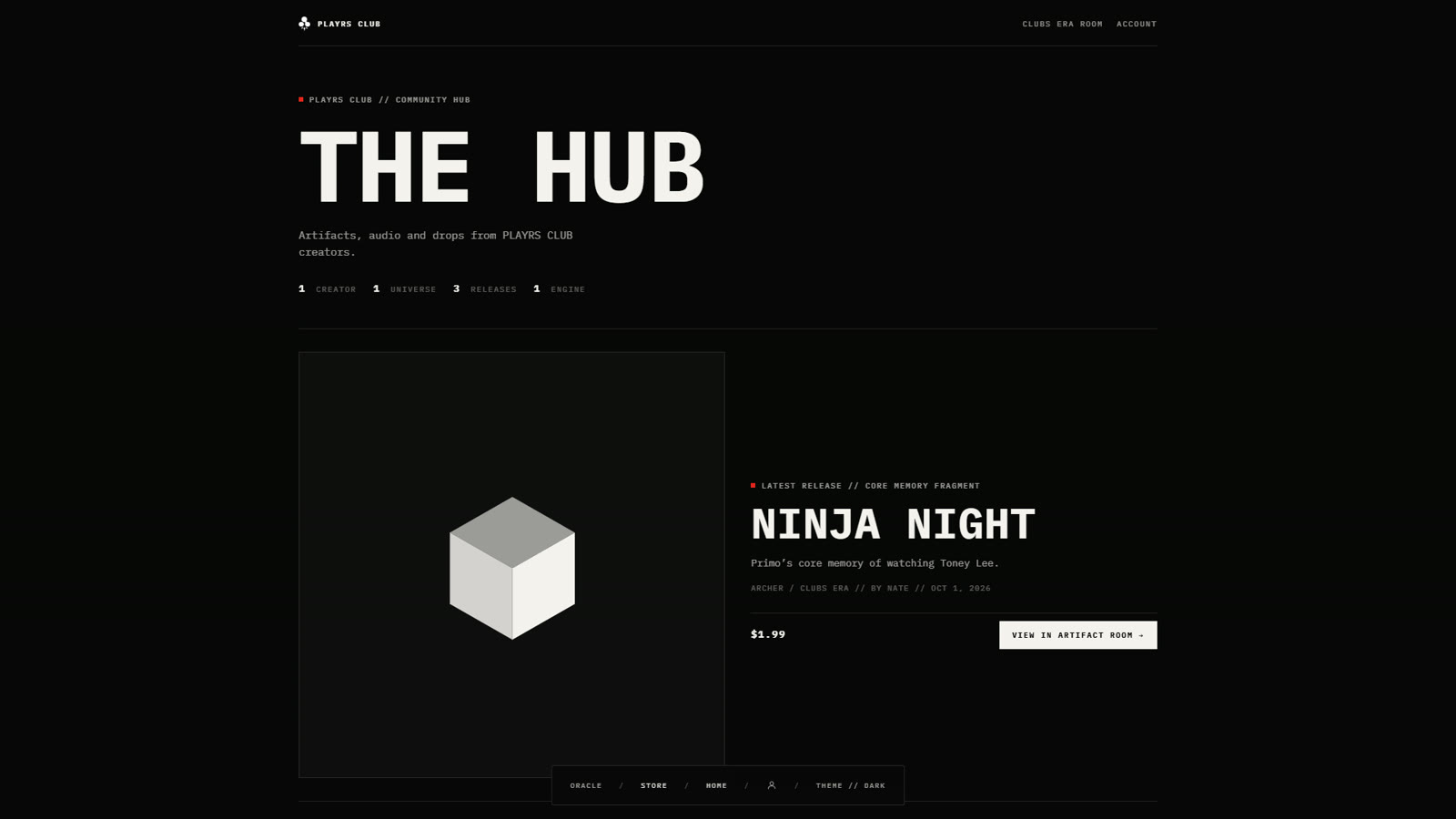 PLAYRS CLUB store inventory